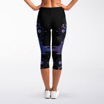 Spiritual Eye of Providence Print Women's Capri Leggings