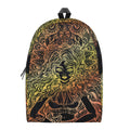 Spiritual Girl Mandala Print School Backpack