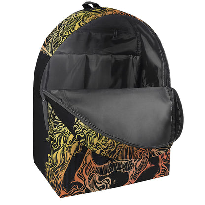 Spiritual Girl Mandala Print Backpack