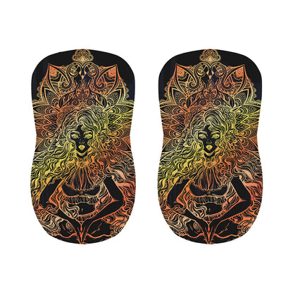 Spiritual Girl Mandala Print Bar Stool Covers