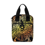 Spiritual Girl Mandala Print Bible Tote Bag