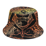 Spiritual Girl Mandala Print Bucket Hat