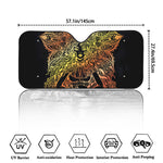 Spiritual Girl Mandala Print Car Windshield Sun Shade