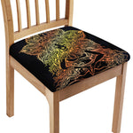 Spiritual Girl Mandala Print Chair Cushion Cover