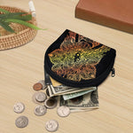 Spiritual Girl Mandala Print Coin Purse