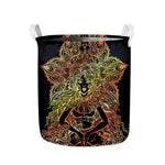 Spiritual Girl Mandala Print Collapsible Laundry Basket
