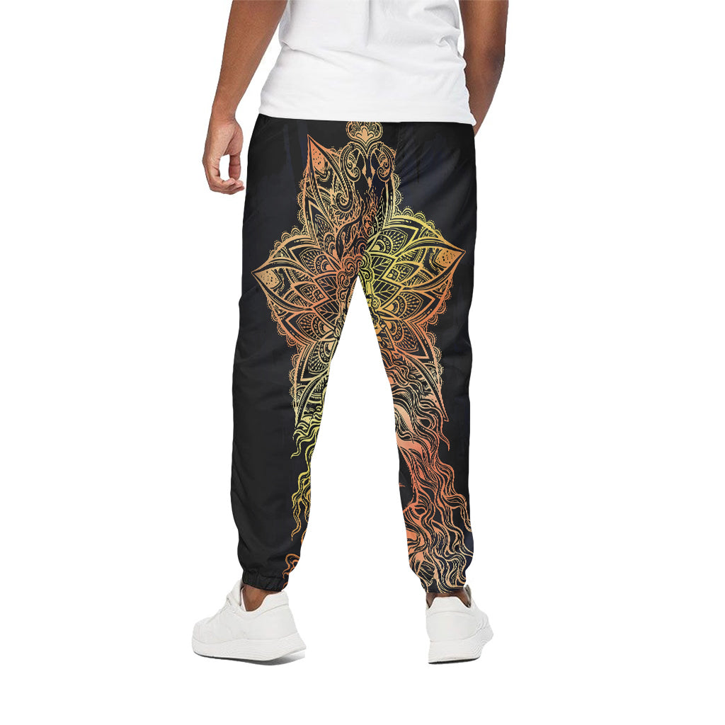 Spiritual Girl Mandala Print Cotton Pants