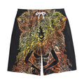 Spiritual Girl Mandala Print Cotton Shorts