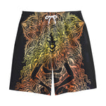 Spiritual Girl Mandala Print Cotton Shorts