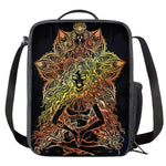 Spiritual Girl Mandala Print Crossbody Lunch Bag