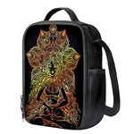 Spiritual Girl Mandala Print Crossbody Lunch Bag