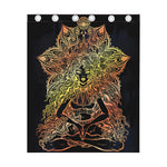 Spiritual Girl Mandala Print Curtain
