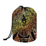 Spiritual Girl Mandala Print Drawstring Makeup Bag