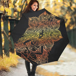 Spiritual Girl Mandala Print Foldable Umbrella