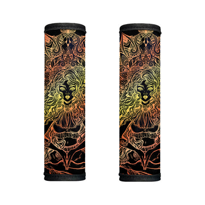 Spiritual Girl Mandala Print Handle Covers