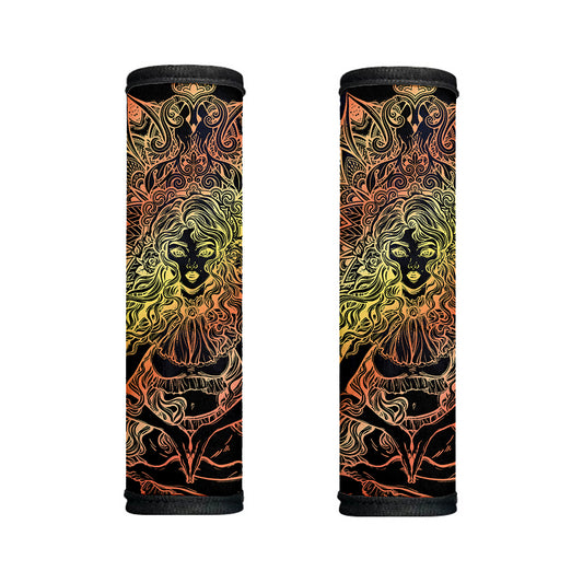 Spiritual Girl Mandala Print Handle Covers