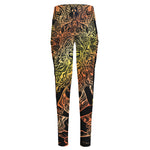 Spiritual Girl Mandala Print High-Waisted Pocket Leggings