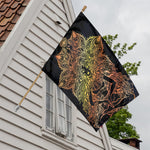 Spiritual Girl Mandala Print House Flag