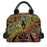 Spiritual Girl Mandala Print Insulated Lunch Bag