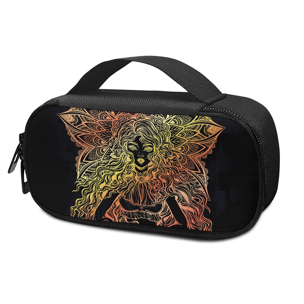 Spiritual Girl Mandala Print Insulin Cooler Travel Case