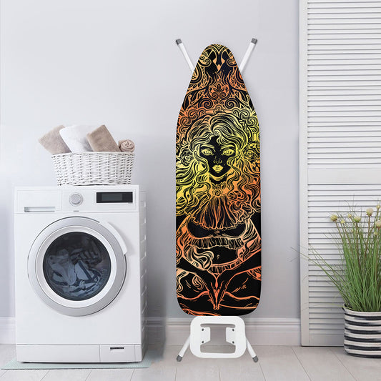 Spiritual Girl Mandala Print Ironing Board Cover