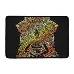 Spiritual Girl Mandala Print Kitchen Mat