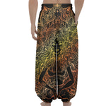 Spiritual Girl Mandala Print Lantern Pants
