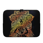 Spiritual Girl Mandala Print Laptop Sleeve