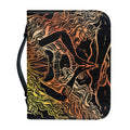 Spiritual Girl Mandala Print Leather Bible Cover