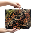 Spiritual Girl Mandala Print Leather Bible Cover