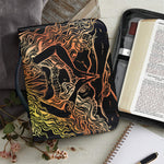 Spiritual Girl Mandala Print Leather Bible Cover