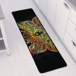 Spiritual Girl Mandala Print Long Kitchen Mat