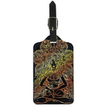 Spiritual Girl Mandala Print Luggage Tag