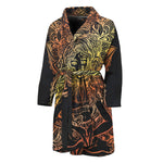 Spiritual Girl Mandala Print Men's Bathrobe