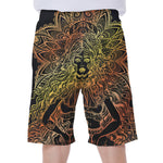 Spiritual Girl Mandala Print Men's Beach Shorts