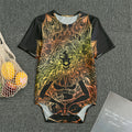 Spiritual Girl Mandala Print Men's Bodysuit