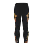 Spiritual Girl Mandala Print Men's leggings
