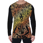 Spiritual Girl Mandala Print Men's Long Sleeve T-Shirt