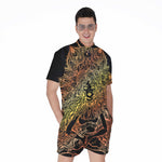 Spiritual Girl Mandala Print Men's Rompers