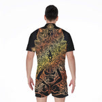 Spiritual Girl Mandala Print Men's Rompers