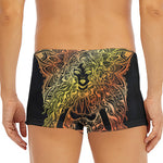 Spiritual Girl Mandala Print Men's Short Boxer Briefs
