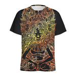 Spiritual Girl Mandala Print Men's Sports T-Shirt