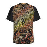 Spiritual Girl Mandala Print Men's Sports T-Shirt
