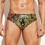 Spiritual Girl Mandala Print Men's Swim Briefs