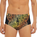 Spiritual Girl Mandala Print Men's Triangle Swim Briefs