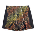 Spiritual Girl Mandala Print Mesh Shorts