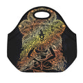 Spiritual Girl Mandala Print Neoprene Lunch Bag
