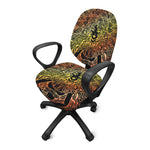 Spiritual Girl Mandala Print Office Chair Cover