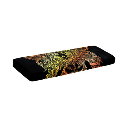 Spiritual Girl Mandala Print Piano Keyboard Cover