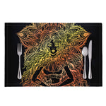 Spiritual Girl Mandala Print Placemat